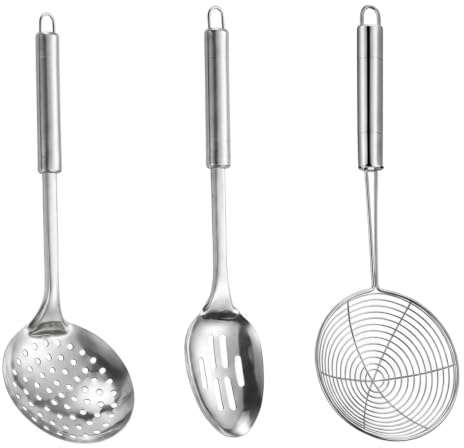 3 Stück Schaumlöffel, Praktische Küchenhelfer, Ideal Zum Trennen Von Öl Und Abseihen Von Nudeln, Sieb Für Tägliche Küchenaufgaben