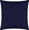 Erwin Müller Kuschelkissenbezug, Kissenhülle Single-Jersey Murnau - dunkelblau Größe 40x40 cm - bügelfrei, strapazierstark, elastisch, mit Reißverschluss