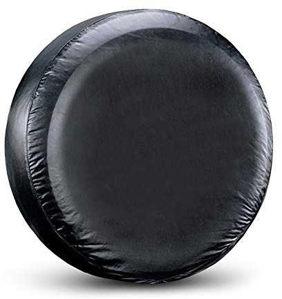 Spare Tire Cover Fit for Your SUV, Jeep, RV, Trailer, Truck, Waterproof Dust-Proof PVC Leather Tire Covers (15 inch for Diameter 27.56” - 29.53”)