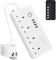 Smart Extension Lead with USB Slots Jinvoo WiFi Power Strip Surge Protector Compatible with Apple HomeKit Amazon Alexa Google Home and SmartThings