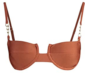Trendyol Top Bikini in Maglia da Donna Costumi da Bagno, Piastrelle, 0