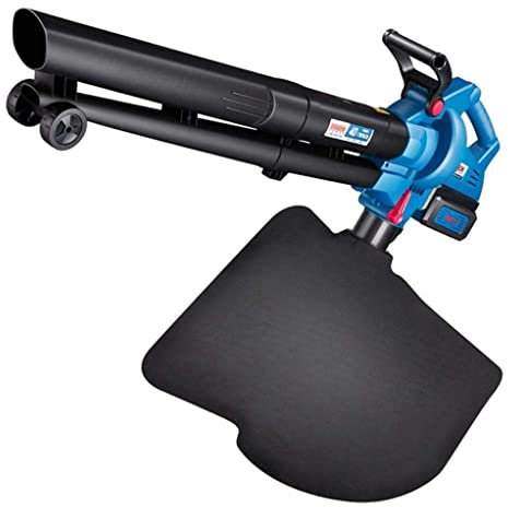 Soplador de jardín para Oficina en casa, soplador de Hojas eléctrico 3 en 1 con Cambio de 5 velocidades, Aspirador y triturador, Ligero con 45L