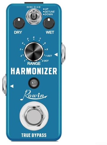 Rowin LEF-3807 Gitarren-Harmonizer-Pedal, digital, Pitch-Effektpedale, True Bypass
