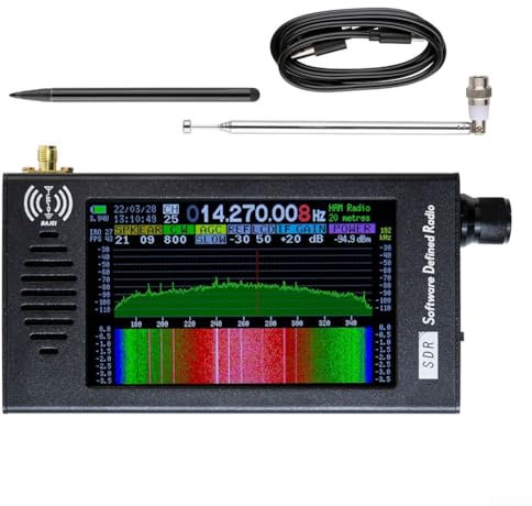 SDR-101 Radio Receiver, Portable DSP 4.3 Inch Radio Receiver For CW/AM/FM, 100 KHz to 149 MHz Digital Demodulation, Shortwave Radio Receivers