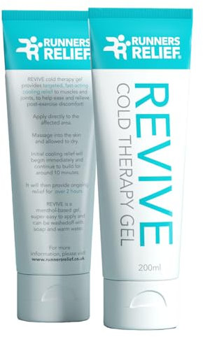 Revive – Cooling Muscle Therapy Gel, 200ml, Fast-Acting, Long-Lasting. Cooling Relief for Muscles, Joints, Aches & Pains