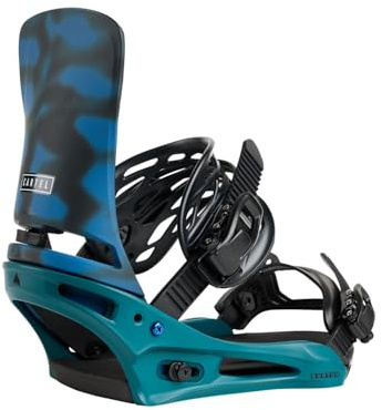 Burton – Fijaciones de Snowboard Cartel Re:Flex Evergreen Shatter para hombre, talla L, verde