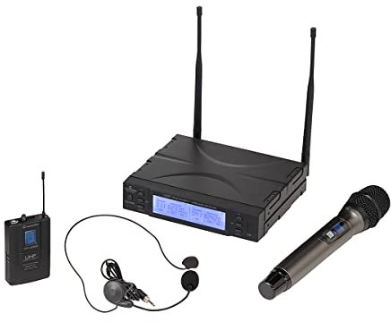 Soundsation WF-U2300HP - Radiomicrofono Doppio UHF/Gelato/Archetto