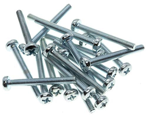 M5 (5mm x 70mm) Phillips Pan Head Machine Screws Steel (Pack of 10) DIN 7985 G09-G10BC