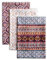 Maison d' Hermine Fair Isle 100% Baumwolle Set von 3 Multi-Purpose Küchenhandtuch | Bar Handtücher | Thanksgiving/Weihnachten (50cm X 70cm)