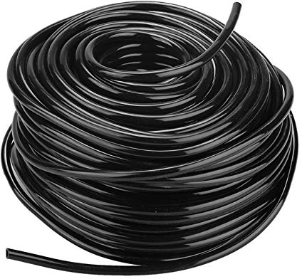 Wakects Gartenpumpenschlauch, PVC-Kunststoff-Bewässerungsschlauch 4 Mm Innendurchmesser, Flexibles Rohr, Tragbarer, Strapazierfähiger Gartenschlauch, Gartenzubehör für die(50m/164.0ft)