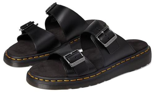 Dr. Martens unisex-adult Josef, Black Analine, 12 Women/11 Men