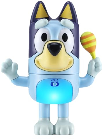 Vtech Bluey Dreh- & Zieh-Reaktionsspiel – Interaktives Spielzeug mit Musik, Geräuschen und Sätzen aus der TV-Show – Für Kinder von 3-6 Jahren