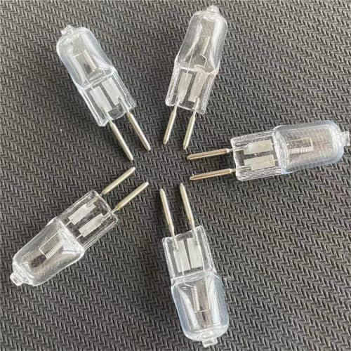WYLIELAMSH Halogen-Glühlampe 5PCS G5.3 12V Halogenlampe 24V Mechanische Glühbirne 36V Kristall Kronleuchter Birne GU5.3 Doppelstiftsockel,12V-20W