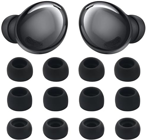 Ersatz-Ohrstöpsel aus Silikon, 6 Paar, S/M/L, 3 Größen, kompatibel mit Samsung Galaxy Buds Pro Kopfhörer-Ohrstöpseln