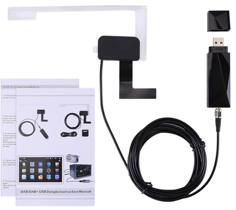 USB Android DAB bilradioadapter med digital tuner och antenn, digital ljudsändning bilantenn