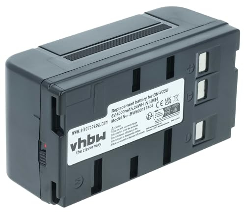 vhbw Akku kompatibel mit JVC GR-AX220U, GR-AX210U, GR-AX230U, GR-AX210, GR-AX202U, GR-AX201U, GR-AX200U Kamera (4000 mAh, 6 V, NiMH)
