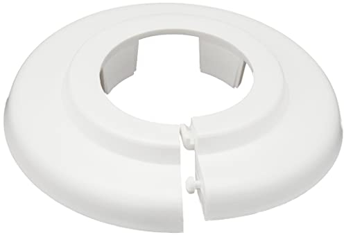10 Stück Heizkörperrosetten, 12mm - 35mm, Rohrabdeckung Heizkörper, Rohrabdeckung, Kunststoffrosette für Heizung, Deckel (28mm, Weiß)