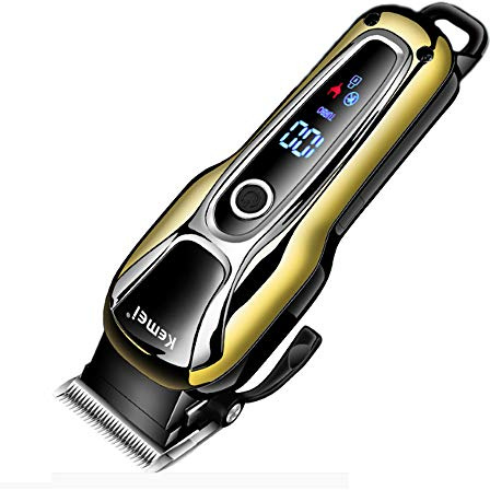 Cortadoras de cabello profesionales batería sin cable corte de pelo eléctrico Máquina recargable cortadora de cabello recortadora casa barbero Fuerte fuerza motriz conjunto de podadoras