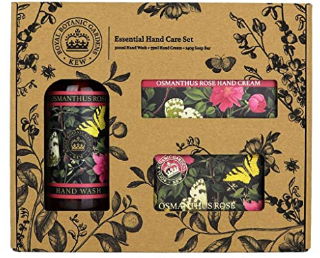 Royal Botanic Gardens Kew Essential Hand Care Set Osmanthus Rose