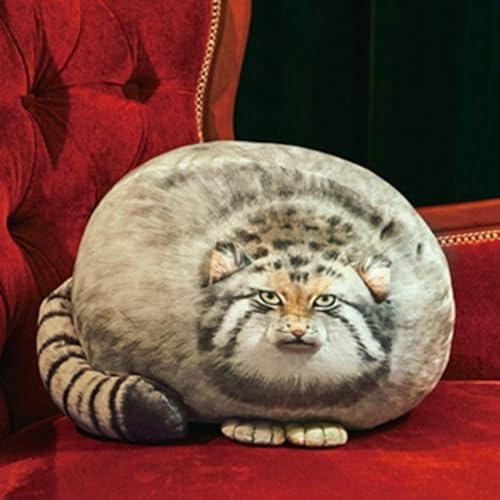 OUKEYI Kawaii - Cojín de peluche (45 cm), diseño de gato