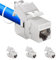 4PCS CAT 7 Keystone Jack Modul Optimal für CAT7 CAT6 CAT6a Verlegekabel Verbinder Patchkabel Netzwerkkabel STP Schirmung RJ45 Buchse 1000 MHz 10 Gbit/s für Netzwerkkabel Patchpanel Datendose Ethernet