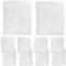 Dunstabzugshaube Filter 10 Stück 57x47 cm zuschneidbar EXTRA STARK 10mm Abzugshaube Filter universell einsetzbar Dunstabzug Filter - Filtermatte - Dunstfilter 10er Pack