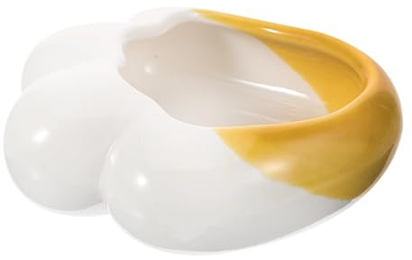 Sosoport Keramik-futternapf Für Hamster Kaninchen Und Kleintiere Praktisch Für Trockenfutter Snacks Und Wasser Verhindert Verschütten