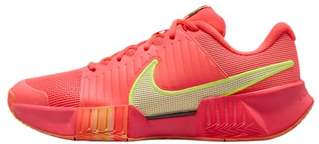 Nike Zoom Challenge Women's Pickleball Shoes (FQ4155-800, Hyper Orange/Volt/Medium Ash/Barely Volt), Hyper Orange/Volt/Medium Ash/Barely Volt, 4 UK