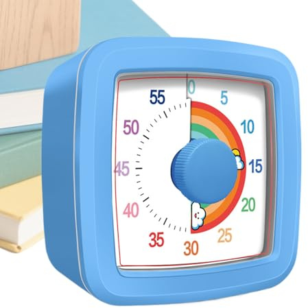 Cronometro Visivo Per Bambini - Timer Meccanico Per Bambini E Adulti - Dispositivo Cronometro Meccanico Silenzioso Per Insegnamento, Studio, Casa E Riunioni