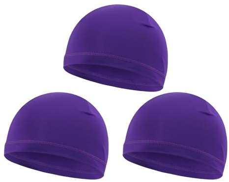 LLHCF Lot de 3 doublures de casque de vélo respirantes pour enfants - Poids léger - Bonnet de football - Pour sports de plein air - Chapeau de course à pied