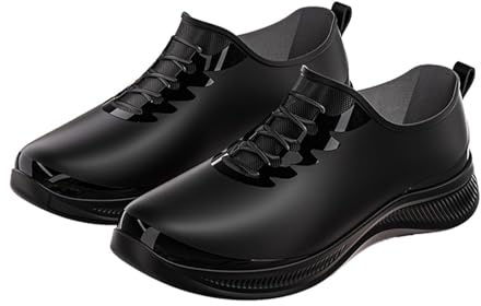 Stivali di gomma da donna, antiscivolo, leggeri, resistenti all'usura, ideali per tutti i giorni, impermeabili, per passeggiate, pesca e occasioni simili, Nero , 39 EU