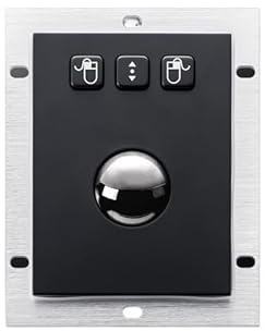 Inbyggd mekanisk trackball-mus USB PS2-panelfäste 38 mm metallrullboll Industriell pekenhet