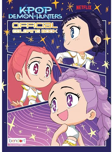 KPop Demon Hunters 40-Page Official Coloring Book | Action-Packed Coloring Book by Bendon