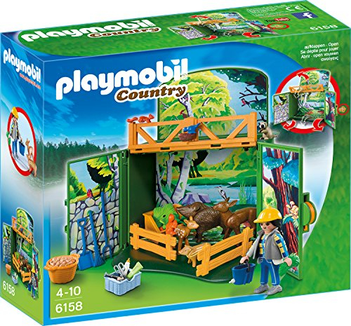 Playmobil - 6158 - Coffre 'Enclos des Animaux de la Fort