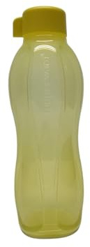 Tupperware To Go Eco 1,0L Borraccia con chiusura a vite gialla EcoEasy per bevande gassate