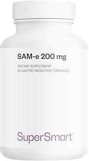 S-Adénosyl-Méthionine Élémentaire (SAM-E) - Lutte contre les troubles de l'Humeur - Anti Dépresseur naturel - Bien-Être Émotionnel - Anti-Inflammatoire - Vegan - Sans Gluten - Sans OGM - 60 gélules