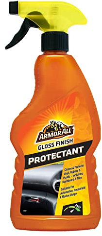 Armor All Ultra Shine High Gloss Protectant 500 ml, Cleans & Protects Plastic, Rubber & Vinyl Car Interiors, Guards Against UV, Ozone & Oxygen Damage, Prevents Cracking, Enhances Colour & Shine