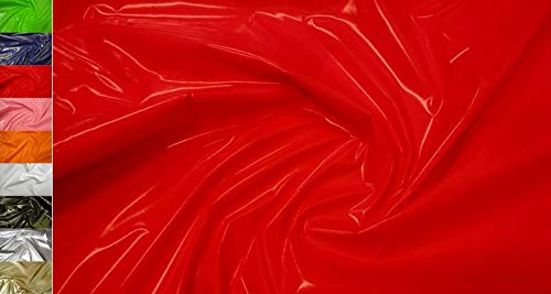 Stoffbook ROJO ESTABLE FLEXIBLE charol barniz tela tejidos, B920