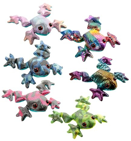 Puckator Frog Small Sand Animal - Sea Safari Woodland Zoo Jungle Wild Animal Animals Figures - Home Office Paperweight Decor Ornaments - Paper Weights Gifts for Desks - Prizes for Kids Students