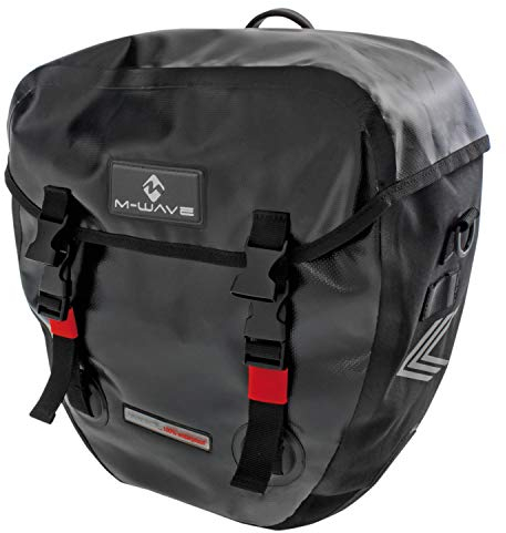 M-Wave Doppelpacktasche Alberta 2 x 20 ltr wasserdicht, schwarz