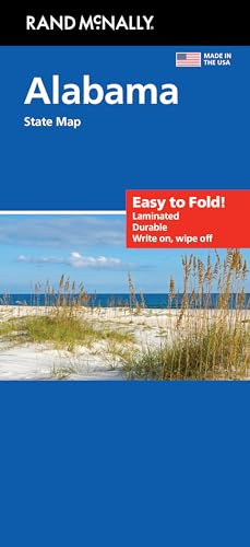 Rand McNally Easy to Fold: Alabama State Laminated Map