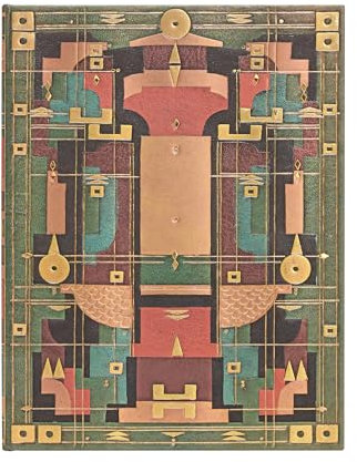 Lion’s Den (Sybil Pye Bindings) Ultra Unlined Hardcover Journal: Hardcover, 120 gsm, ribbon marker, memento pouch, elastic closure