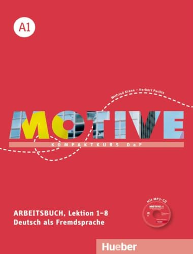 Motive: Arbeitsbuch A1 Lektion 1-8 mit MP3 Audio-CD