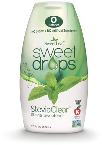 SweetLeaf Sweet Drops Liquid Stevia Sweetener, SteviaClear, 1.7 Ounce