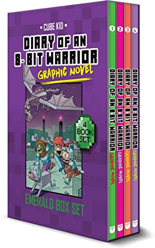 Diary of an 8-Bit Warrior Graphic Novel Emerald Box Set: An Op Alliance /An Ominous Threat/ Another World / Battle for the Dragon