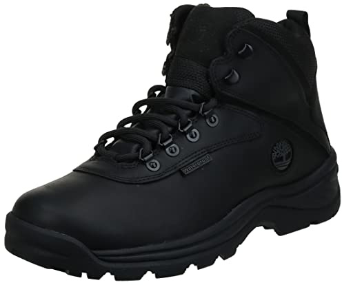 Timberland White Ledge Mid WP Barco Chukka para Hombre, Black Leather 1, 41 EU