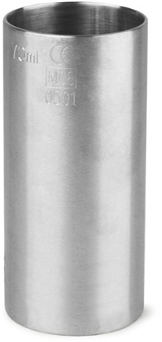 Bonzer Stainless Steel Thimble Measure CE 70ml | Professional Spirit Measure | Bar Measure | Shot Measure