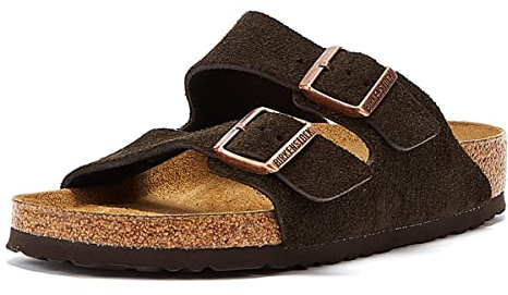 Birkenstock Arizona Sfb, Herren Sandalen, Braun (Marron Mocca Marron Mocca), 42 EUNormal