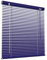 Victoria M. Aluminium Jalousie 80 x 130 cm, blau, Jalousie ohne Bohren, inkl. Klemmclips