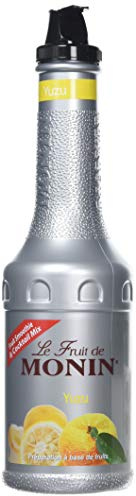Monin Yuzu Püree 1 Liter – erfrischendes fruchtiges Obstpüree für Cocktails